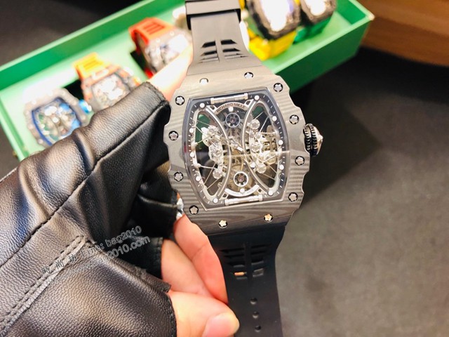 理查德米勒男士腕表 Richard Mille頂級版本RM53-01一體陀飛輪腕表  gjs2033